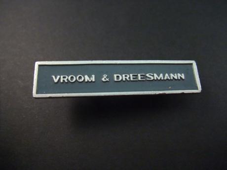 V&D (Vroom & Dreesman ) logo naamplaatje
